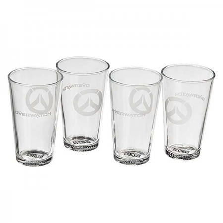 Сувенир Blizzard Стакан 4шт. Overwatch Pint Glasses