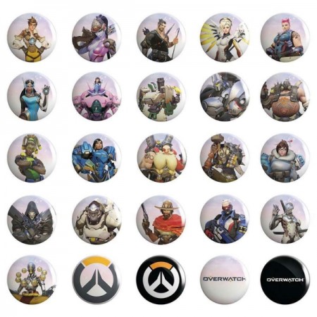 Сувенир Overwatch Buttons (50шт)