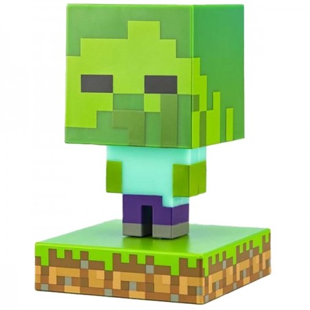 Светильник геймерский Paladone Minecraft Zombie Icon Light