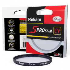 Светофильтр Rekam S PRO SLIM UV+Protection 58 мм (UV 58-SMC2LC)