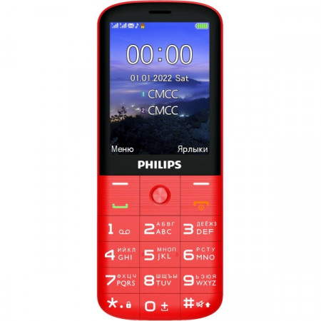 Мобильный телефон Philips Xenium E227 Red