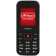 Мобильный телефон teXet TM-128 Black/Red