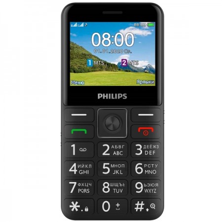 Мобильный телефон Philips Xenium E207 Black