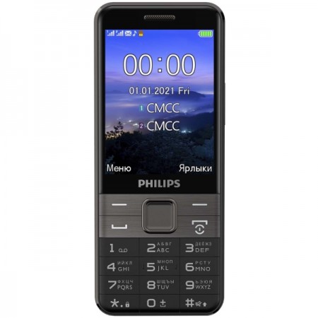 Мобильный телефон Philips Xenium E590 Black