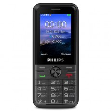 Мобильный телефон Philips черный Xenium Е6500