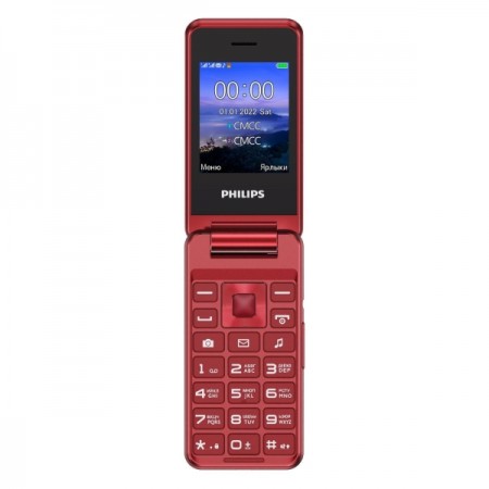 Мобильный телефон Philips Xenium E2601 красный