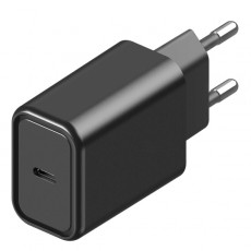 Сетевое зарядное устройство InterStep USB - TypeC Power Delivery(18W) Black