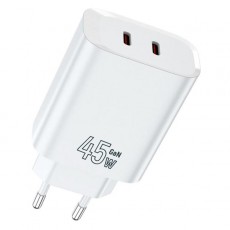 Сетевое зарядное устройство TFN PD 45W White б/кабеля (TFN-WCRPD31)