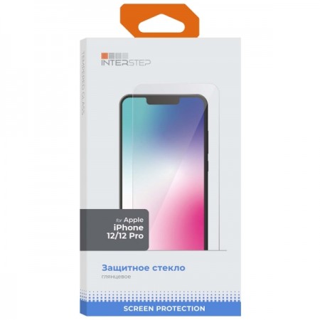 Защитное стекло InterStep iPhone 12/12 Pro (IS-TG-IPH012PRO-01IF00-MVGD03)